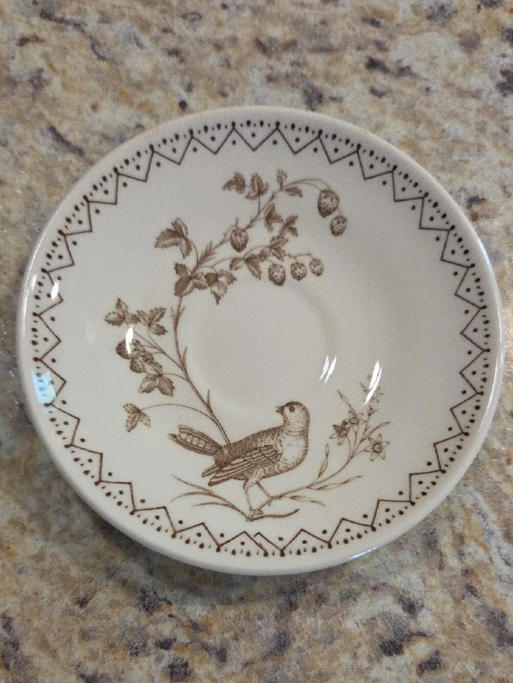 Wedgwood Williamsburg Aviary Small Coffee/Tea Pot 6 Demitasse Cups And Saucers